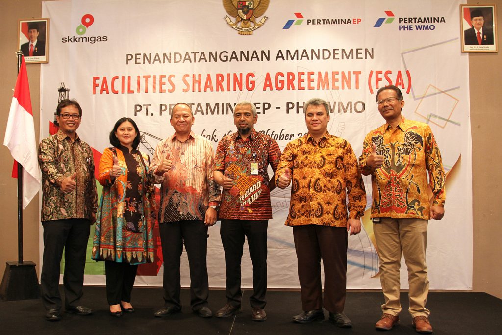 Penandatanganan Amandemen Facilities Sharing Agreement (FSA) PT Pertamina EP – PHE WMO